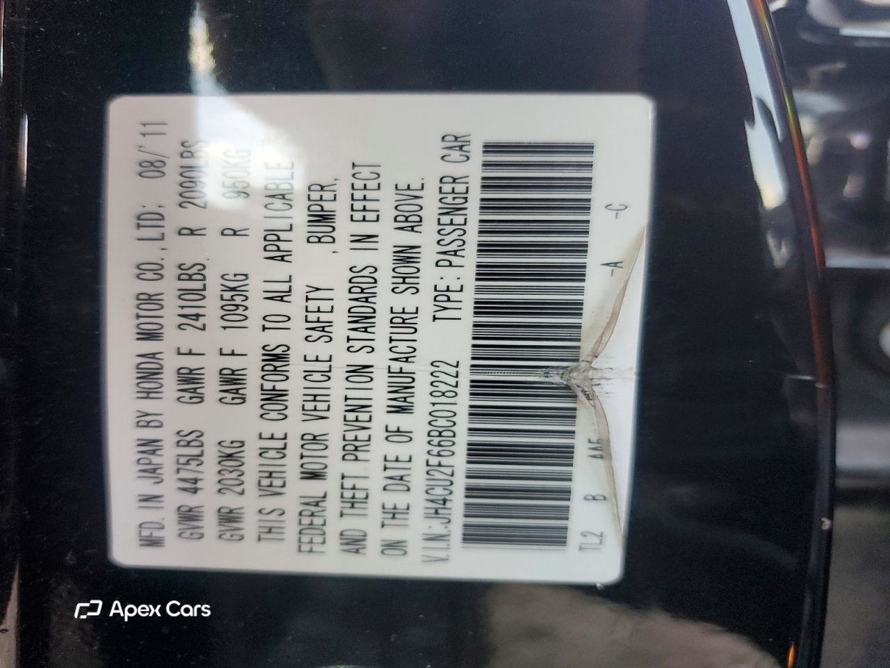 Acura TSX 2011