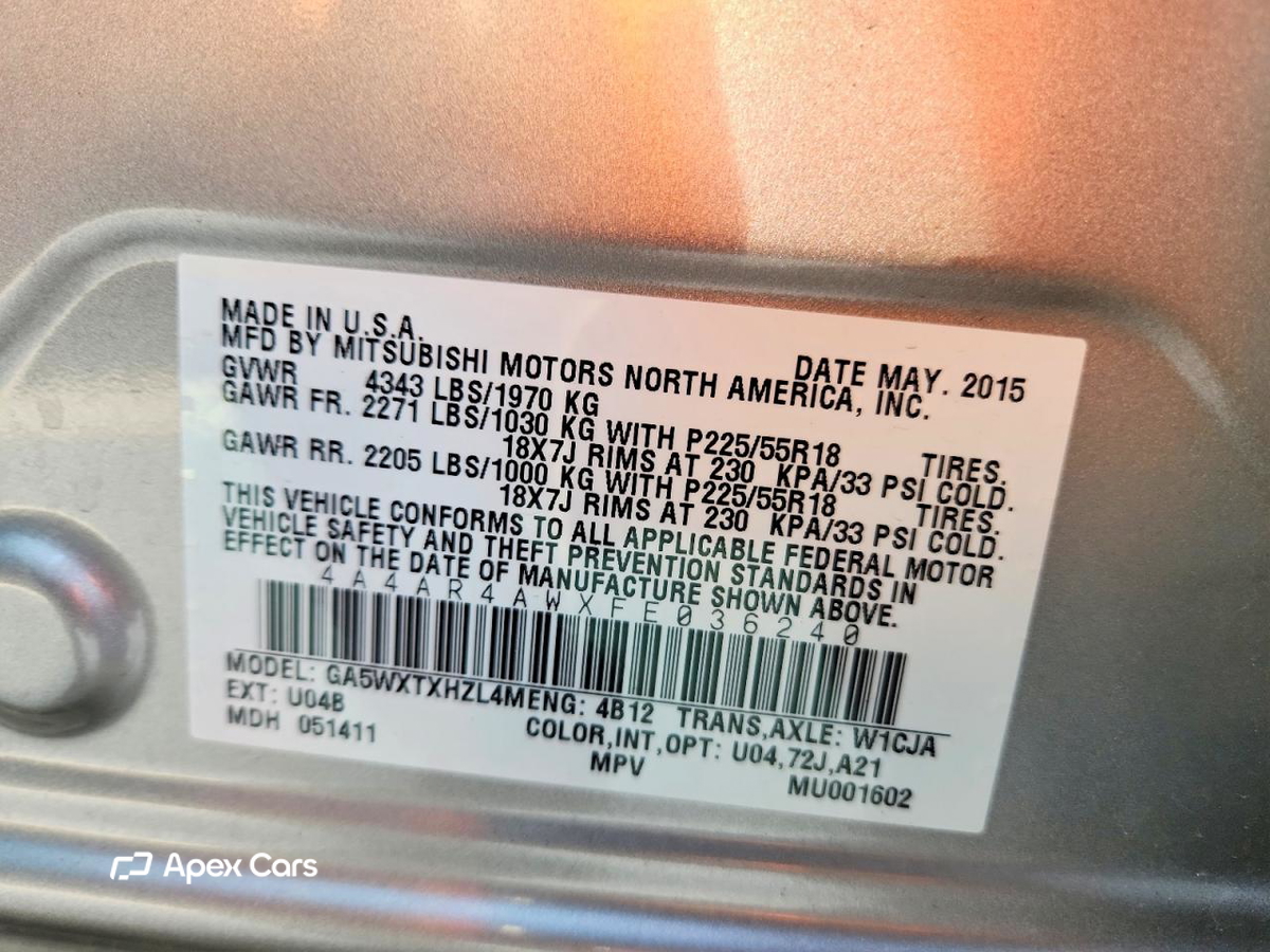 Mitsubishi Outlander 2015
