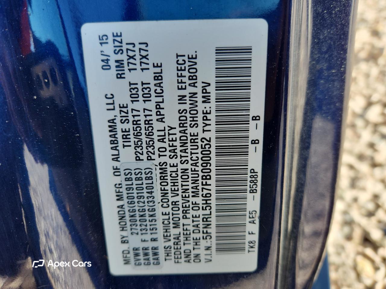 Honda Odyssey 2015
