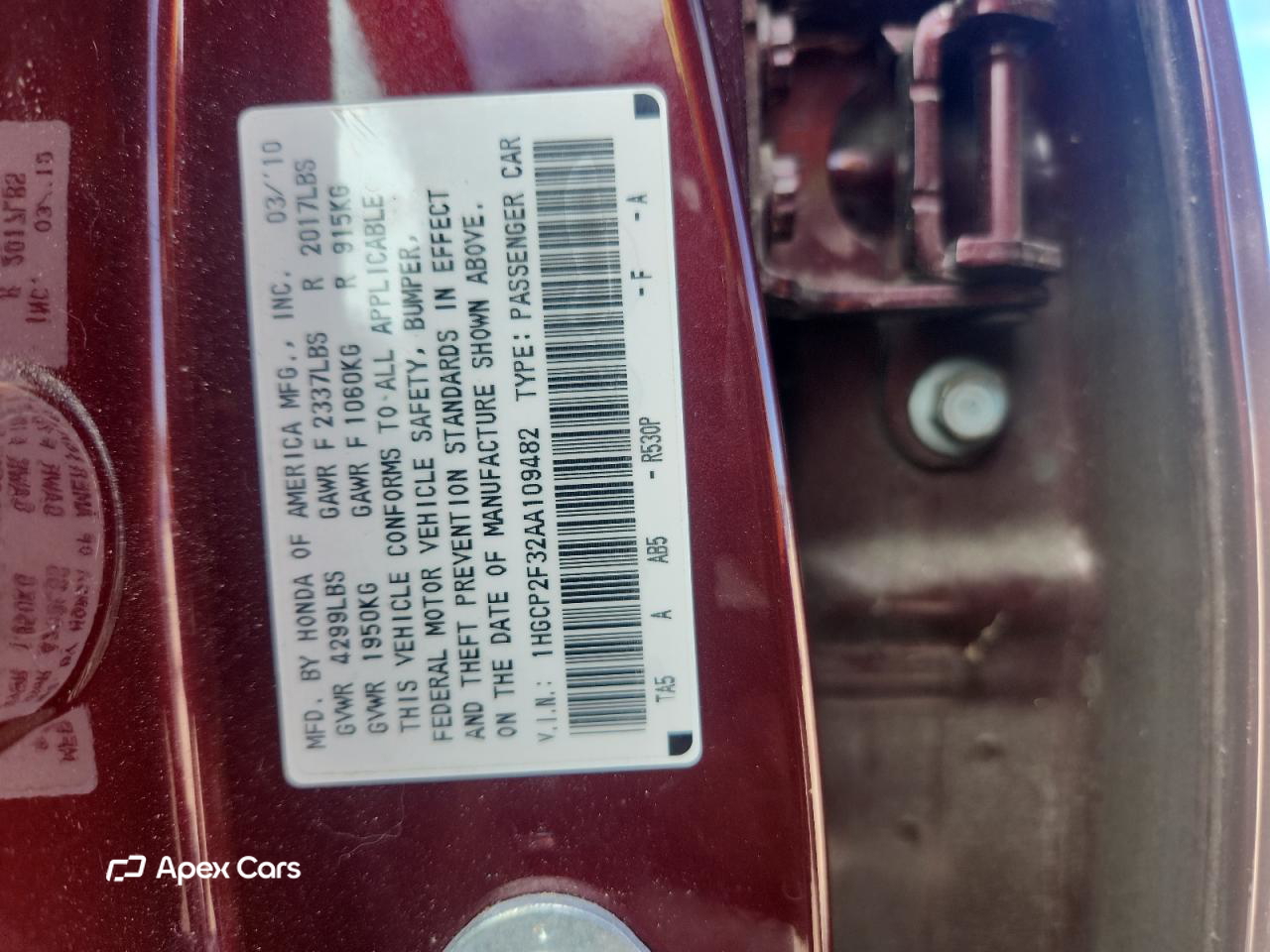Honda Accord 2010