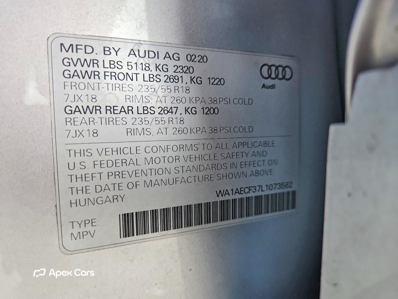 Audi Q3 2020