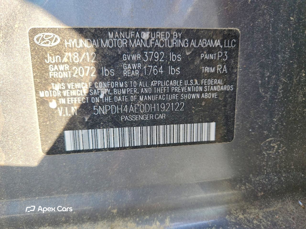 Hyundai Elantra 2013