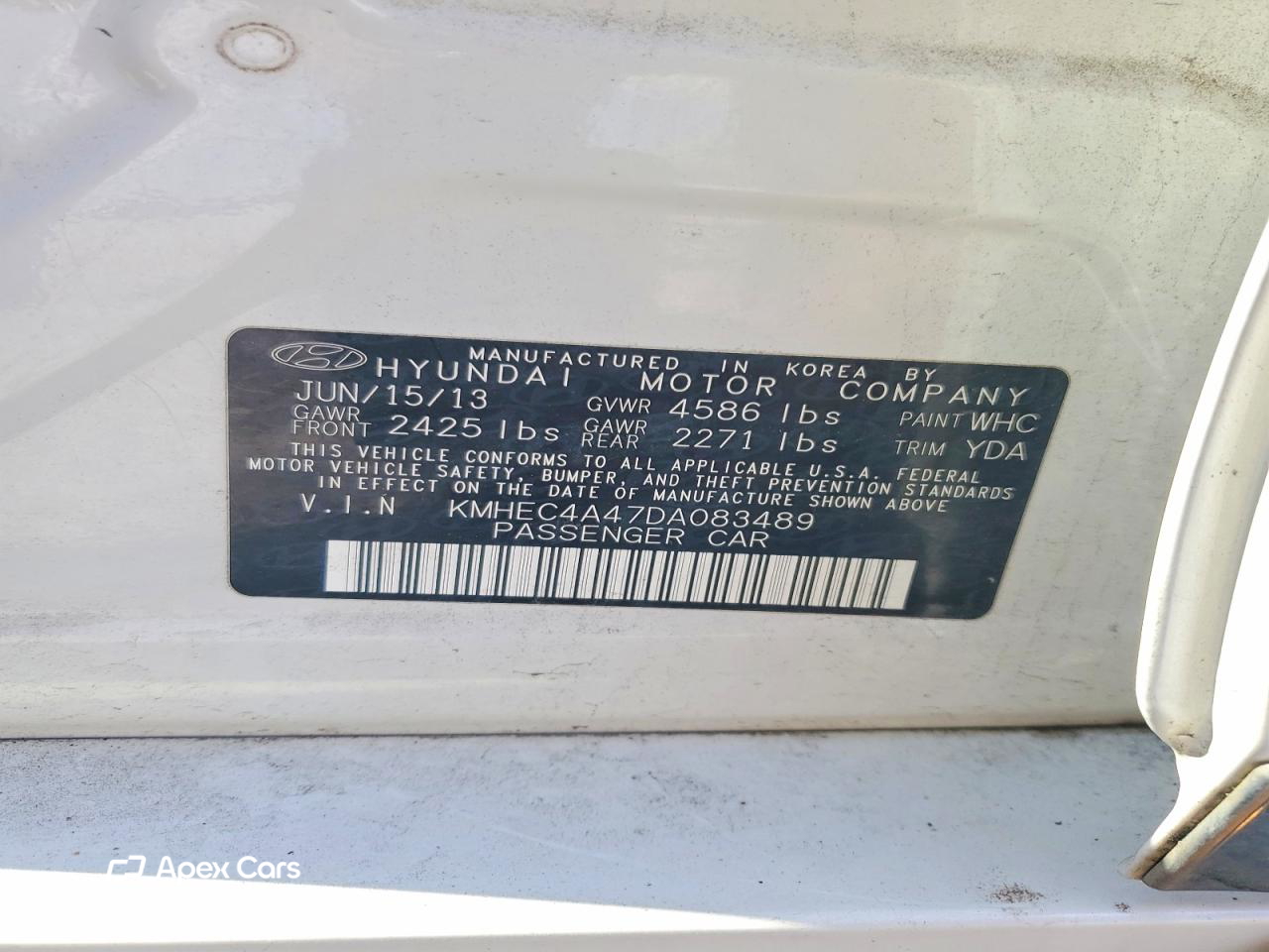 Hyundai Sonata 2013