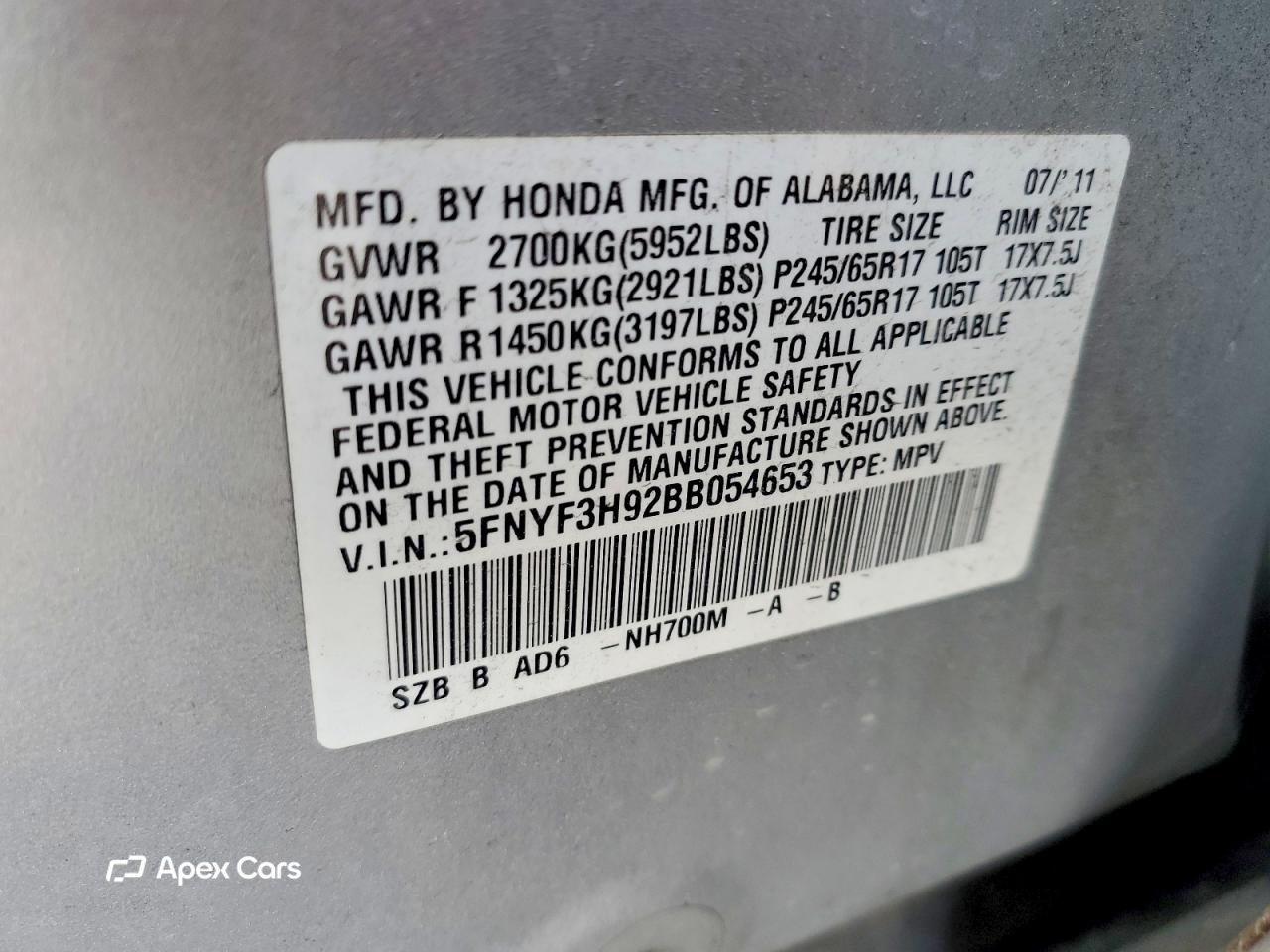 Honda Pilot 2011