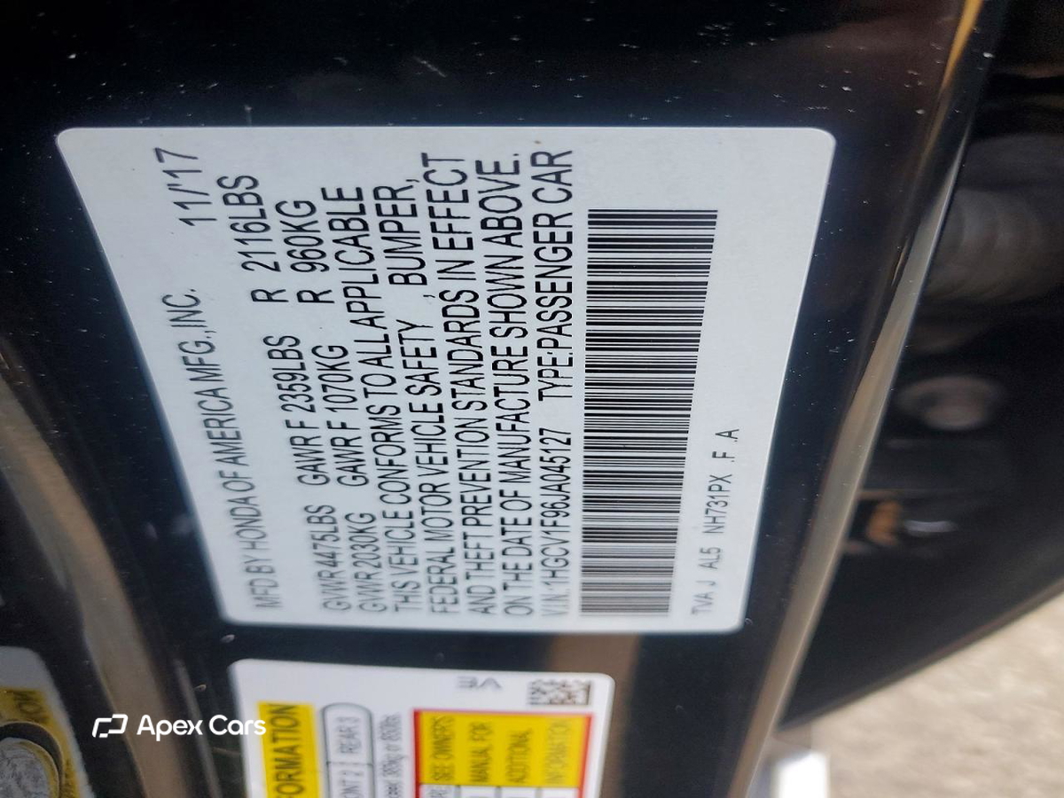 Honda Accord 2018