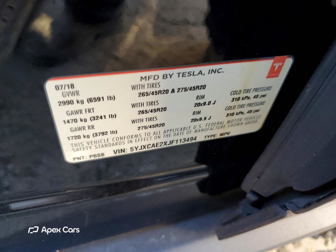 Tesla Model X 2018