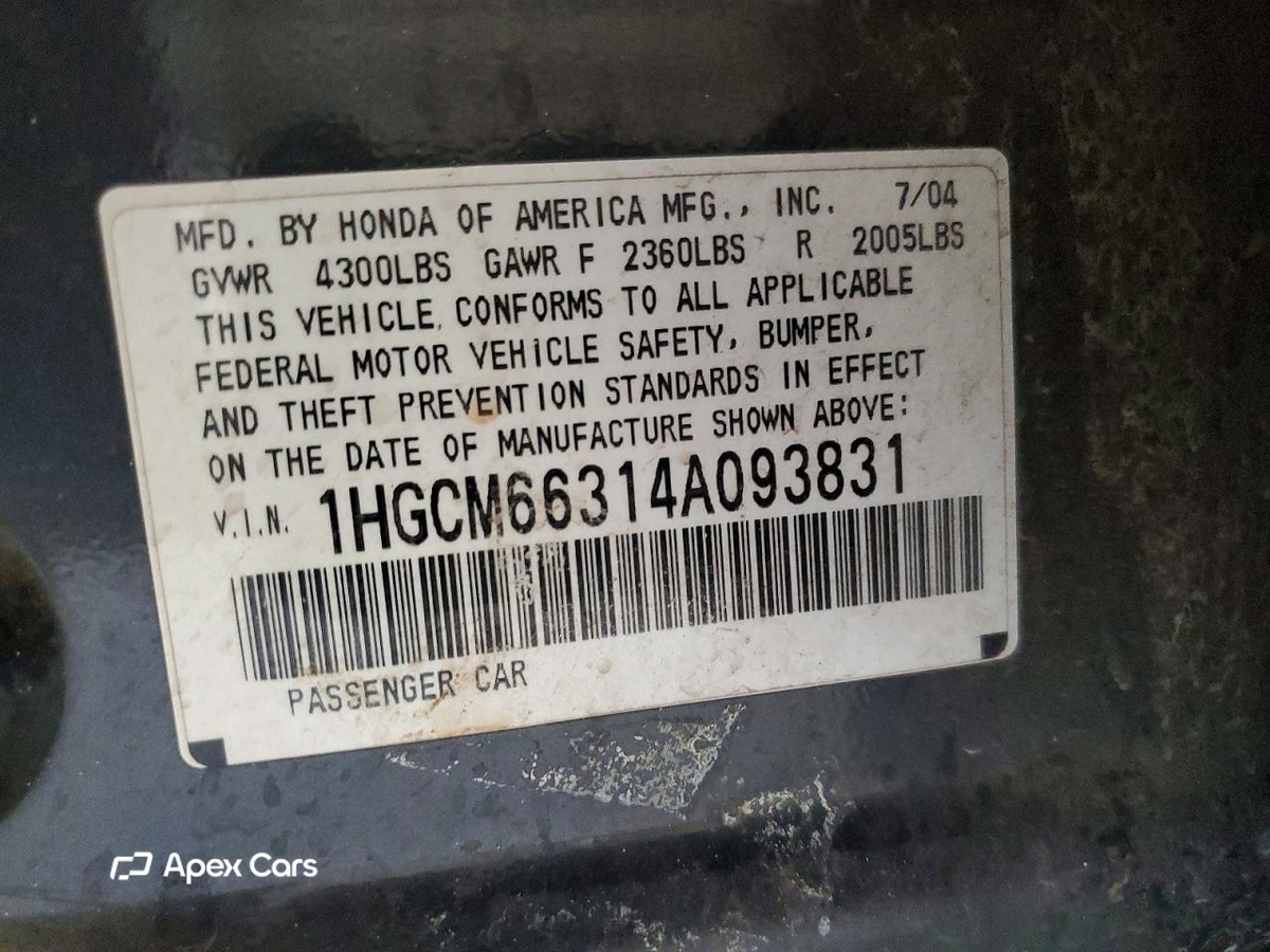 Honda Accord 2004