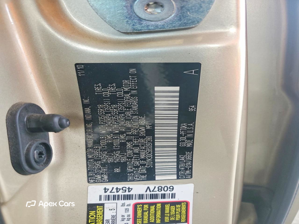 Toyota Sienna 2011