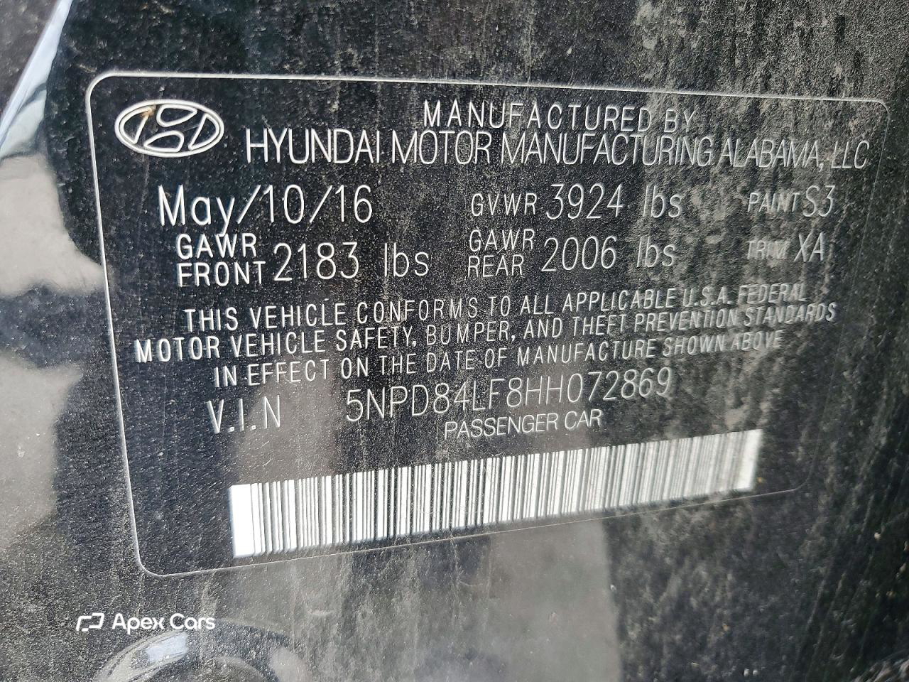 Hyundai Elantra 2017