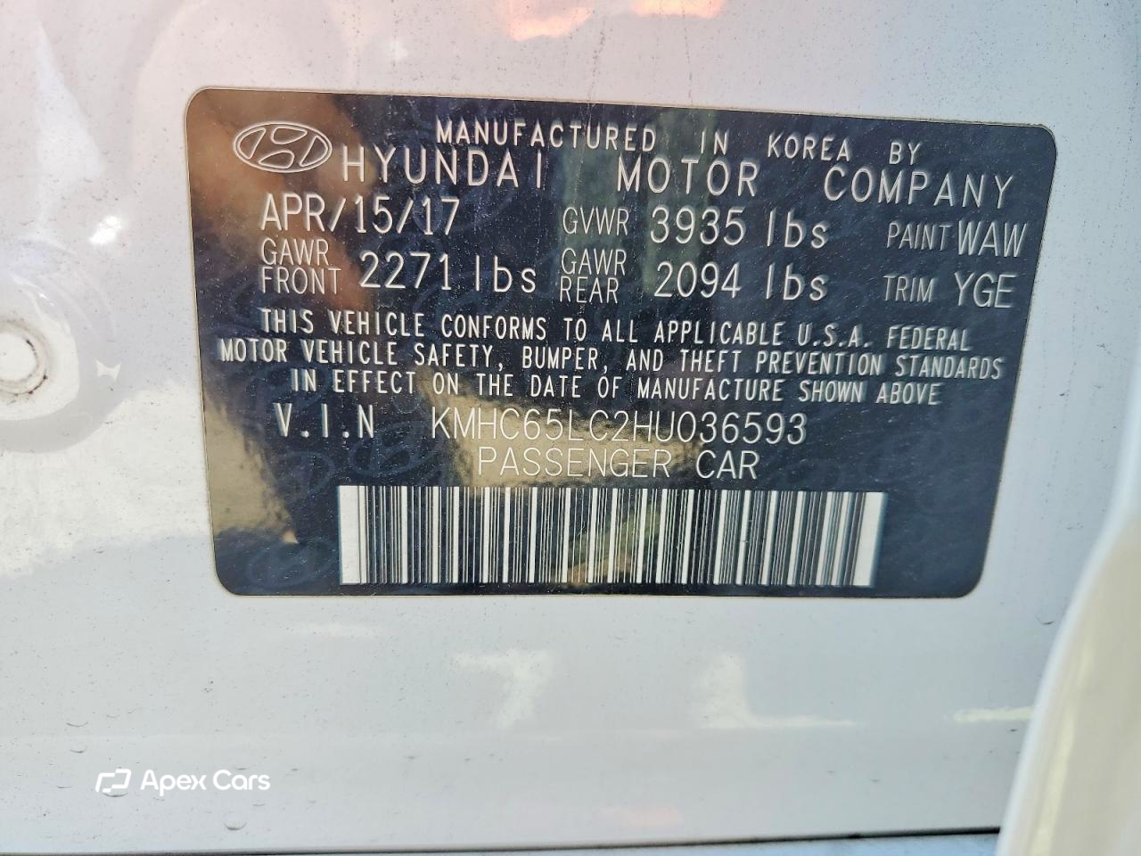 Hyundai IONIQ 2017