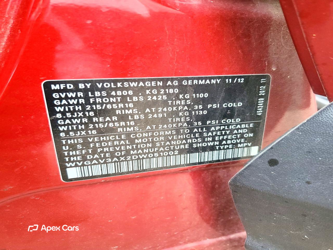 Volkswagen Tiguan 2013