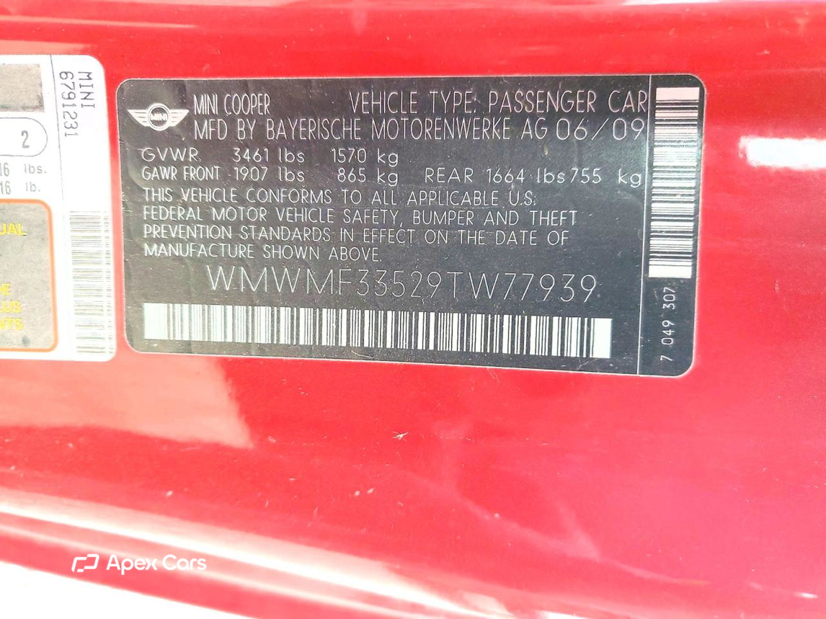 MINI Cooper 2009