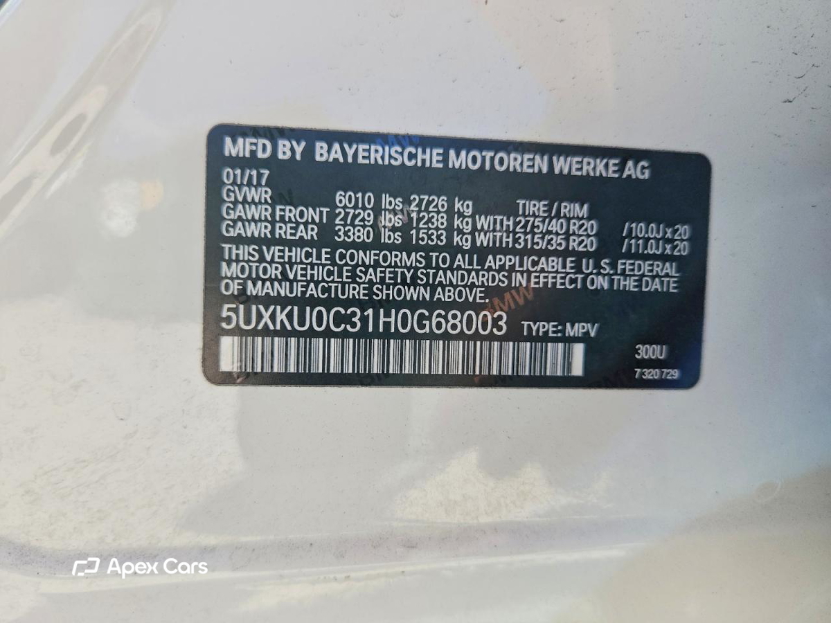 BMW X6 2017