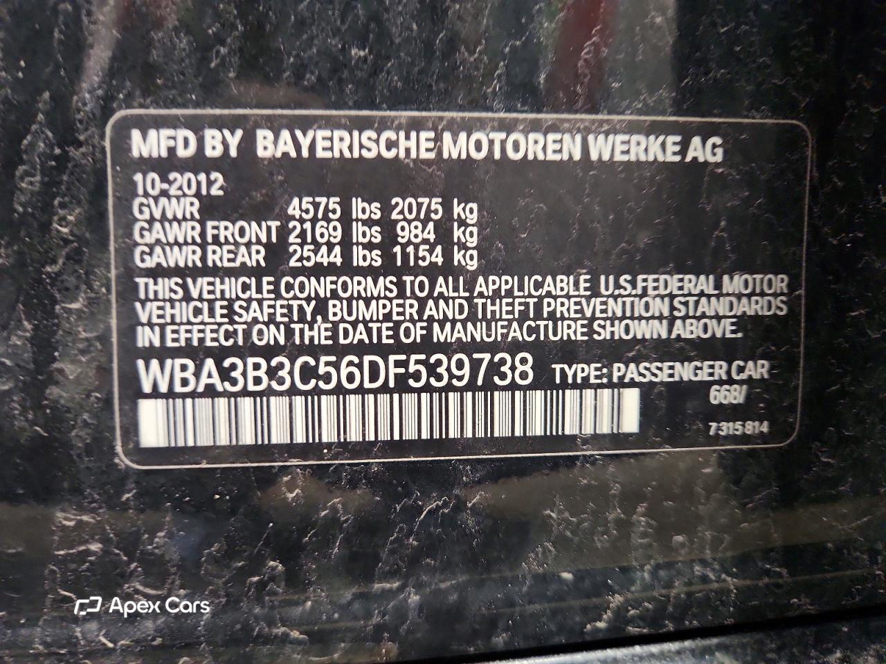 BMW Series 3 2013