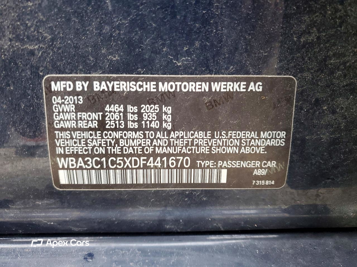 BMW Series 3 2013