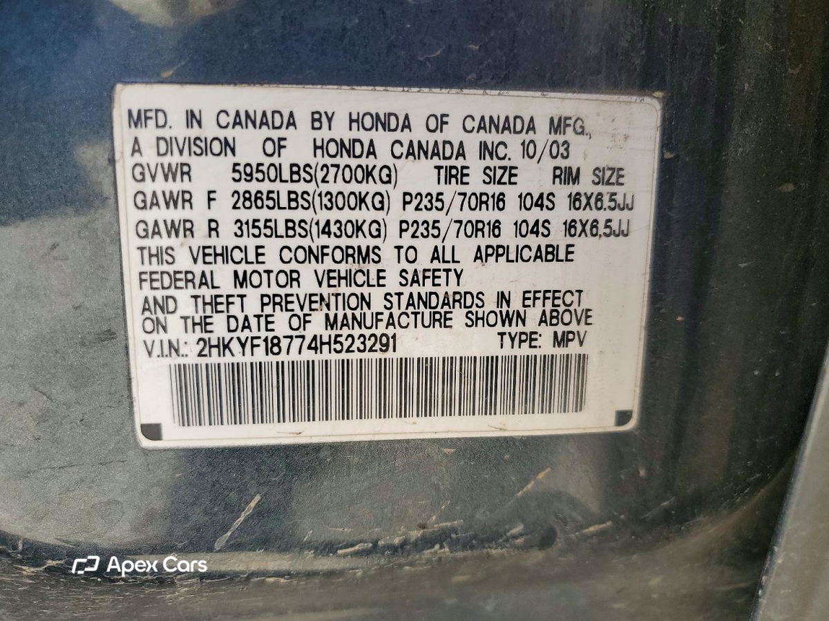 Honda Pilot 2004