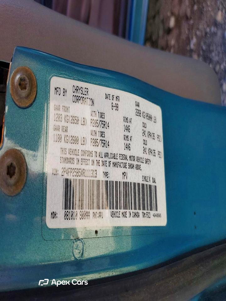 Plymouth Voyager 1999