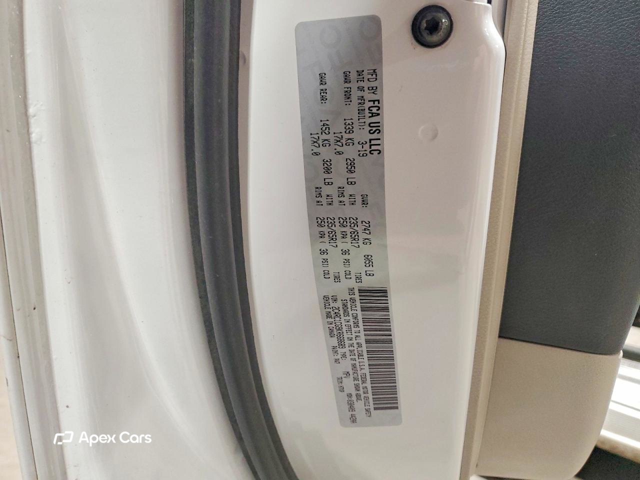 Chrysler Pacifica 2019