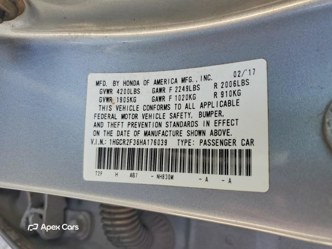 Honda Accord 2017