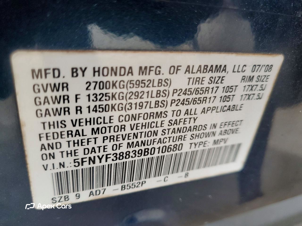 Honda Pilot 2009