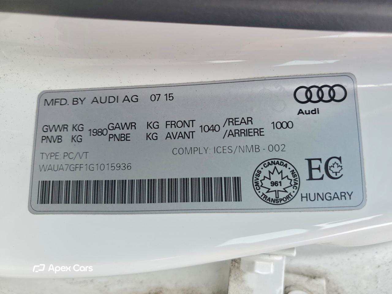 Audi A3 2016