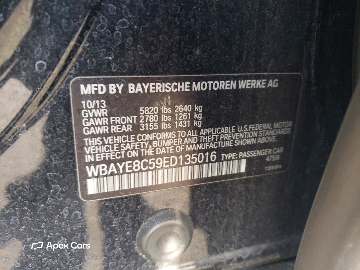 BMW Series 7 2014