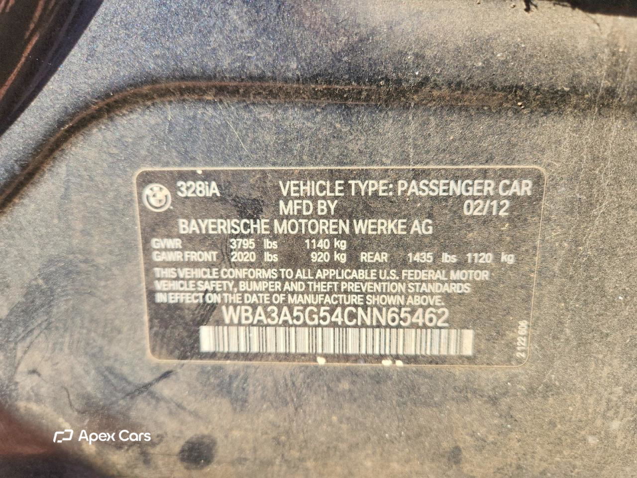 BMW Series 3 2012
