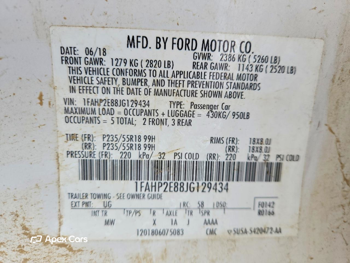 Ford Taurus 2018
