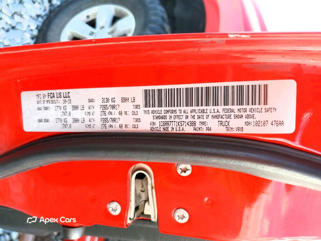 RAM 1500 2019