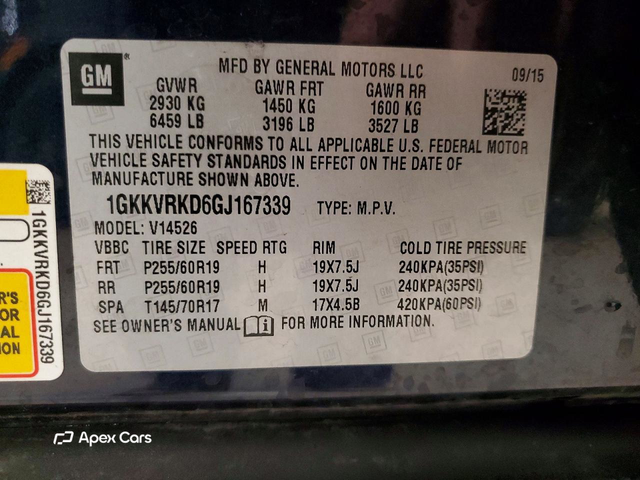 GMC Acadia 2016