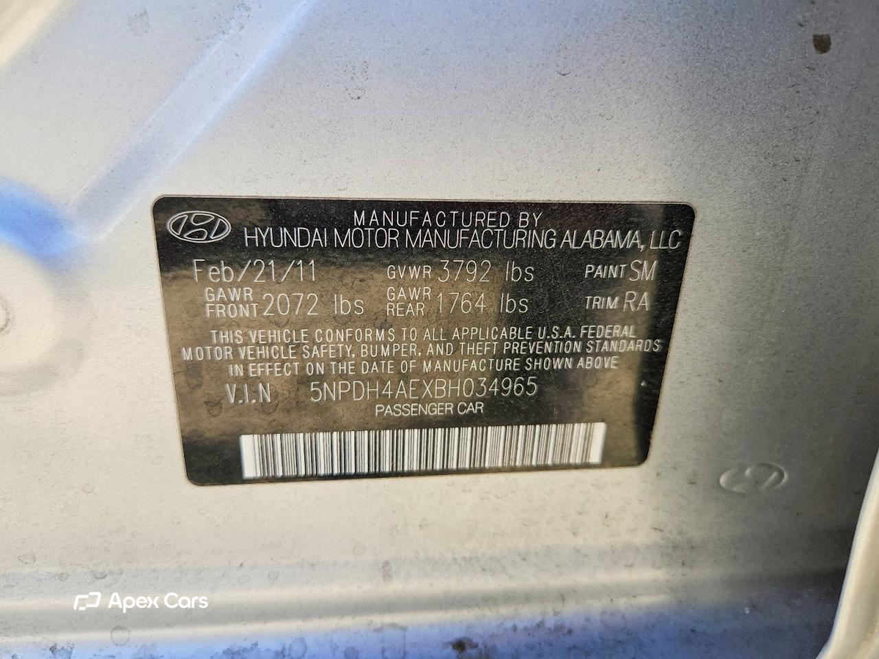 Hyundai Elantra 2011