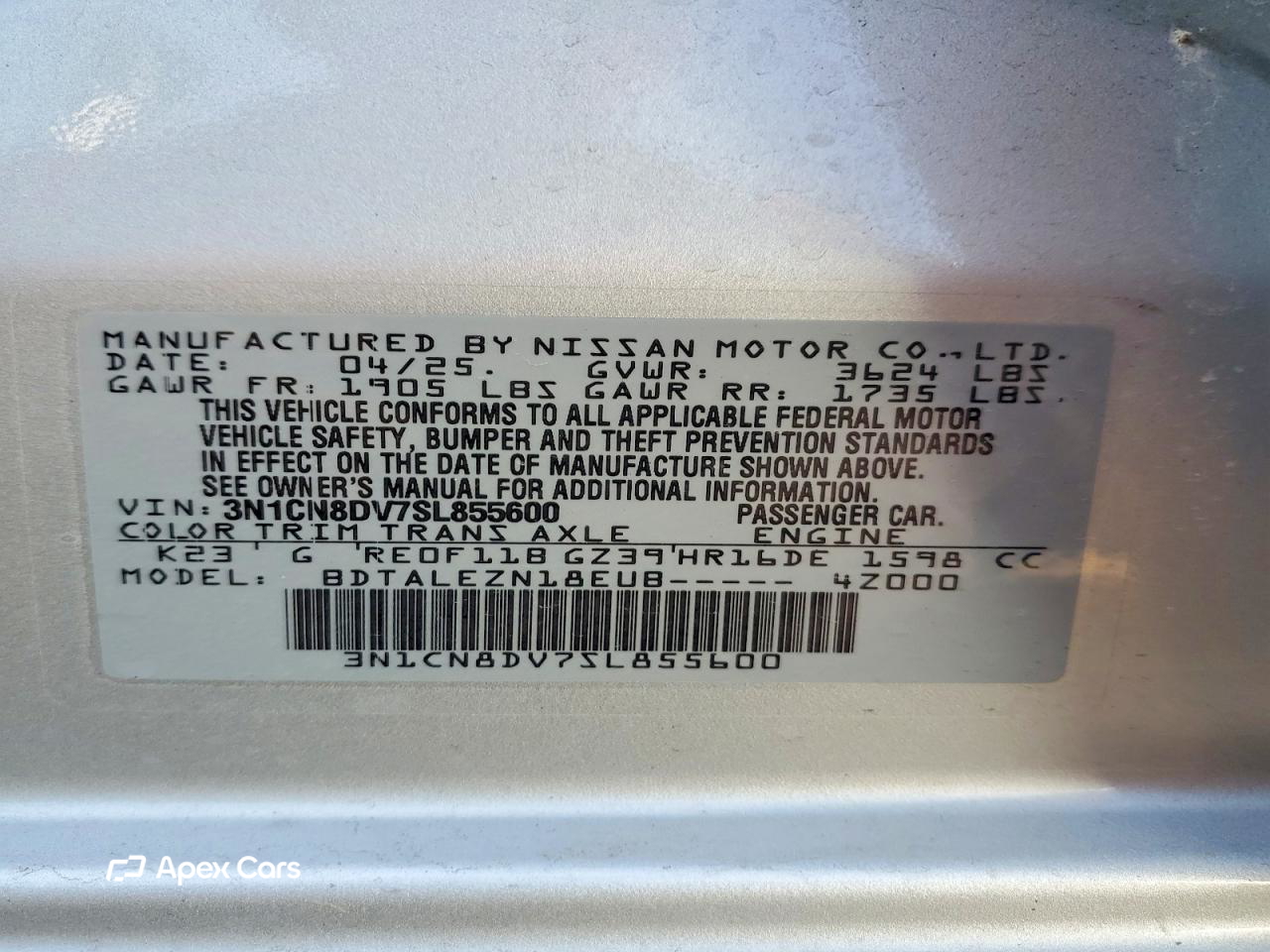 Nissan Versa 2025