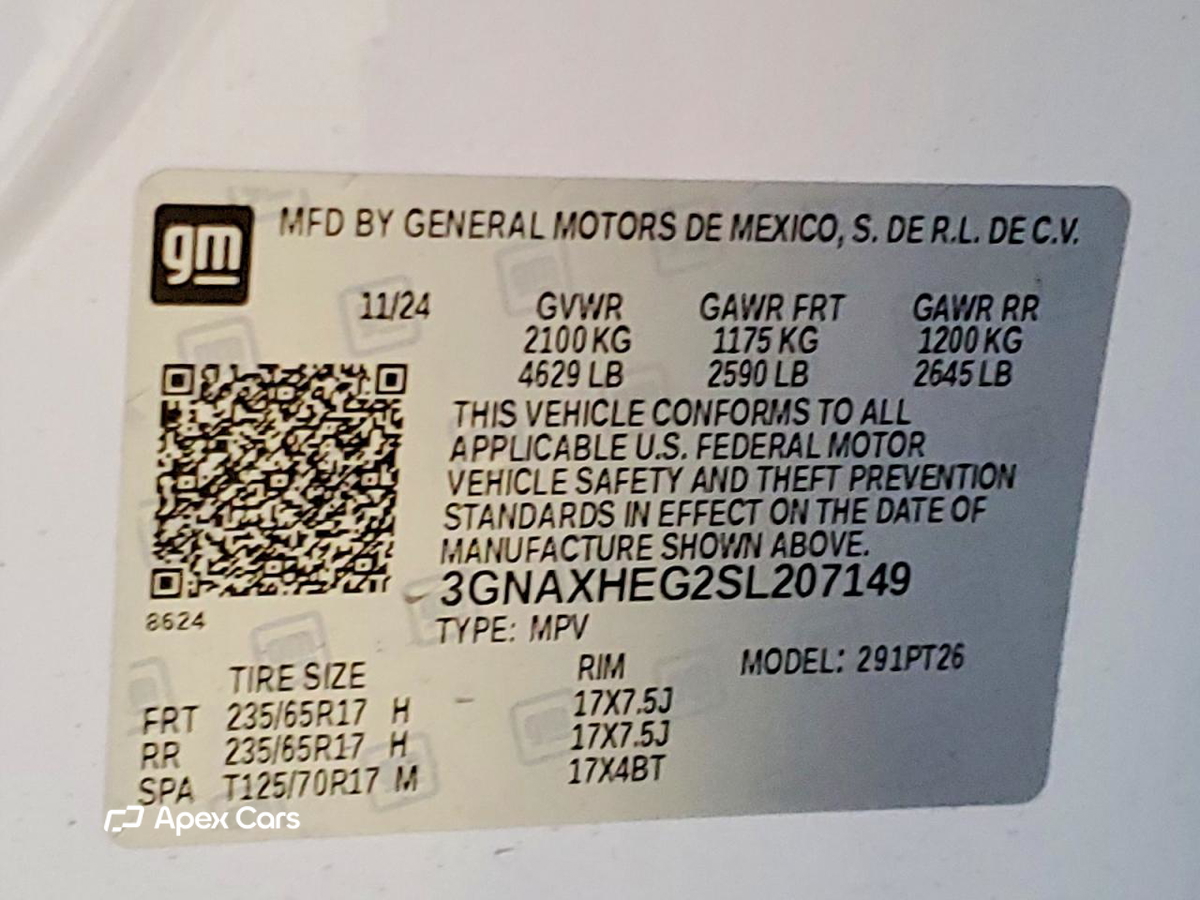 Chevrolet Equinox 2025