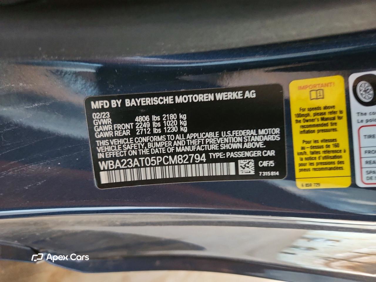 BMW Series 4 2023