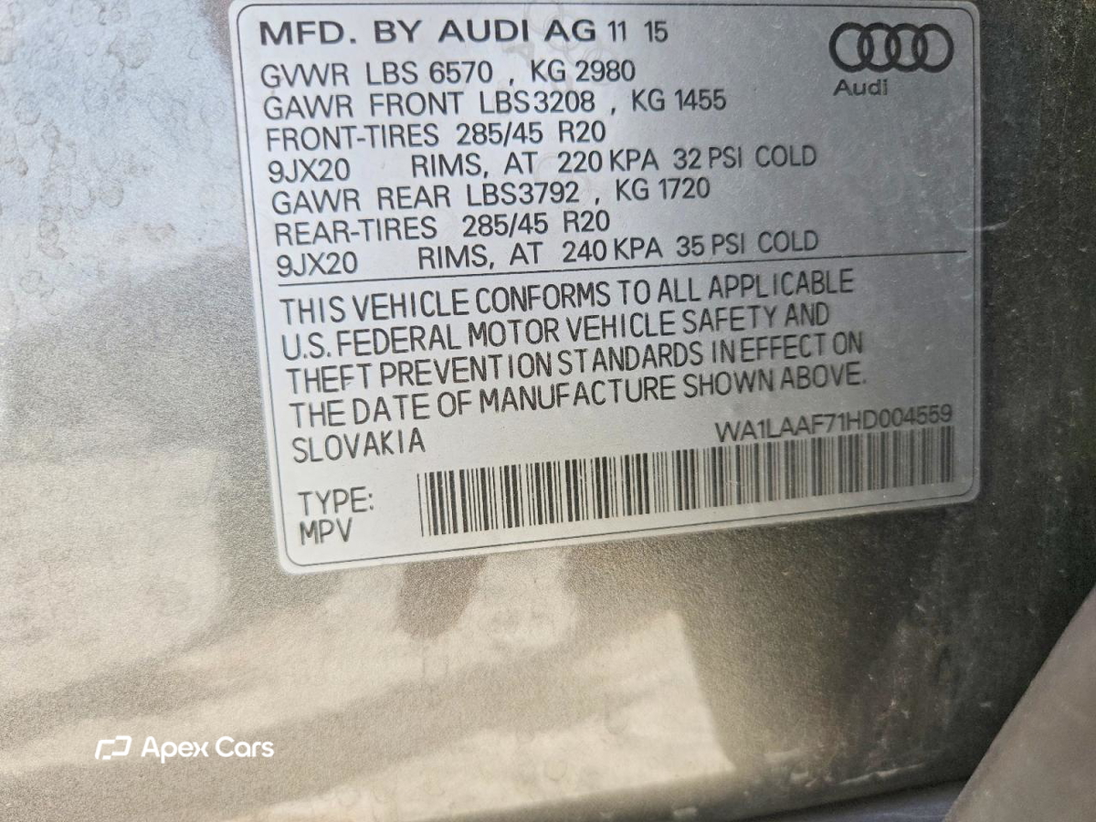 Audi Q7 2017