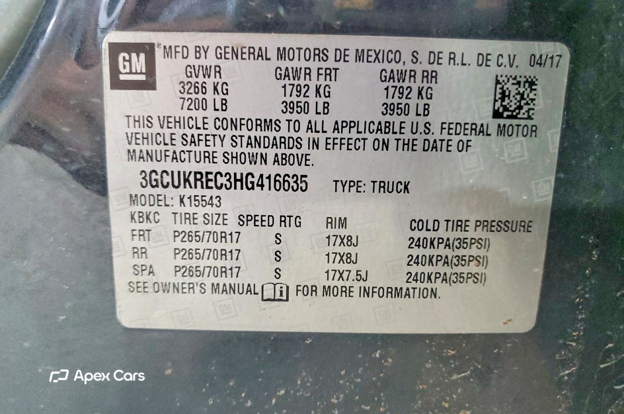 Chevrolet Silverado 2017