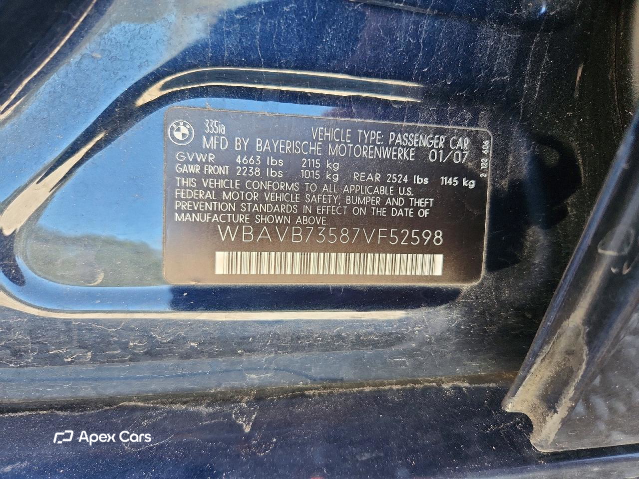BMW Series 3 2007