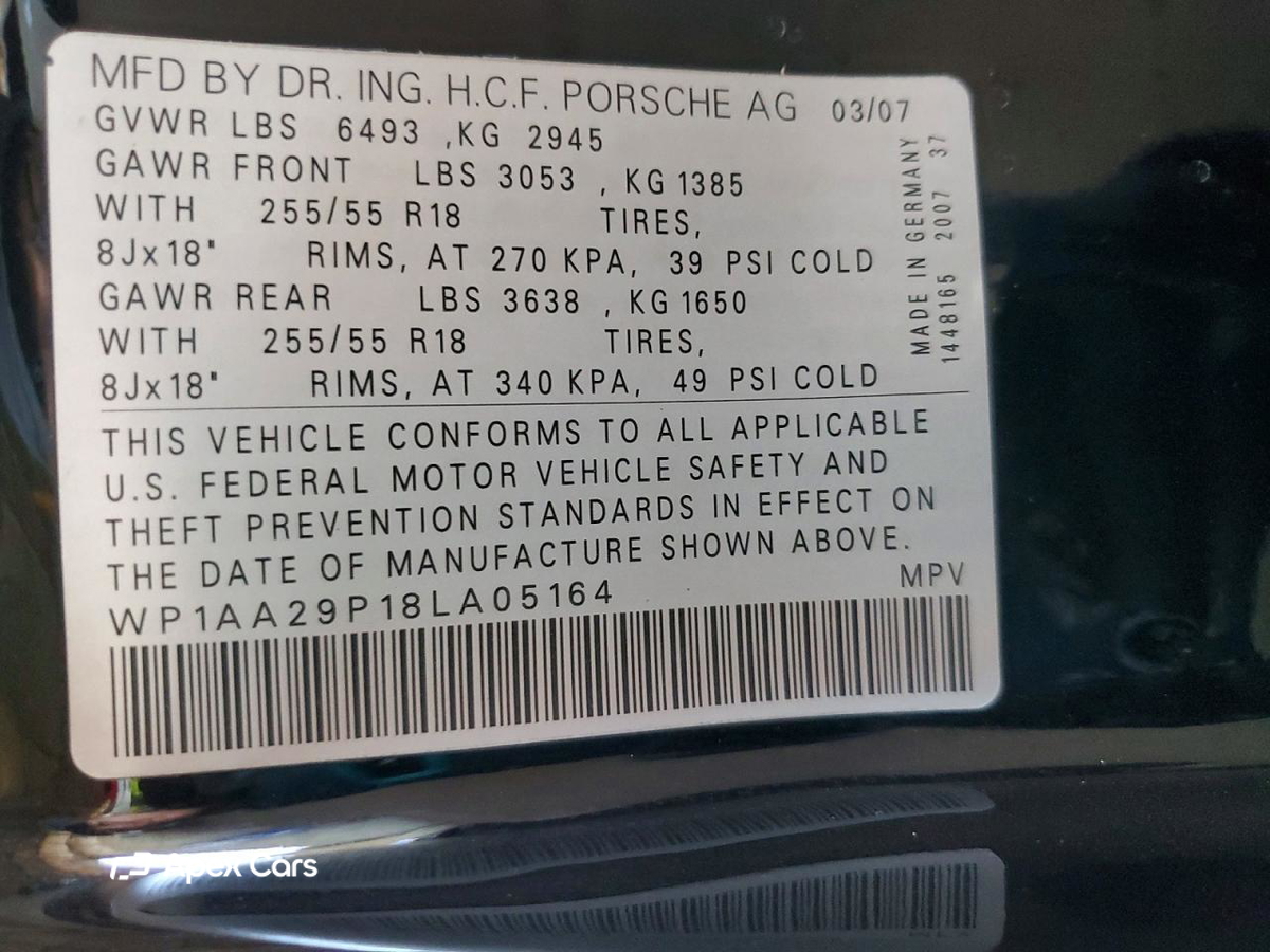 Porsche Cayenne 2008