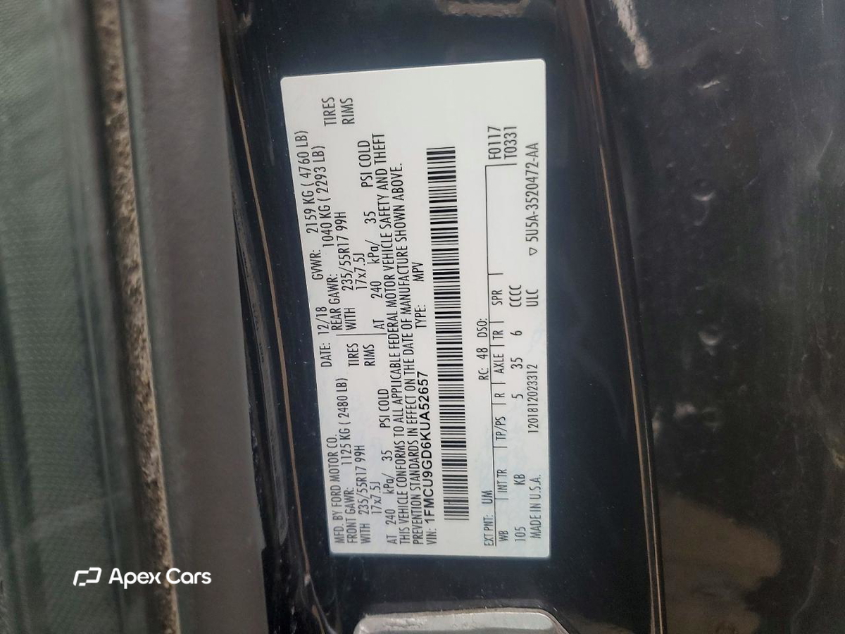 Ford Escape 2019