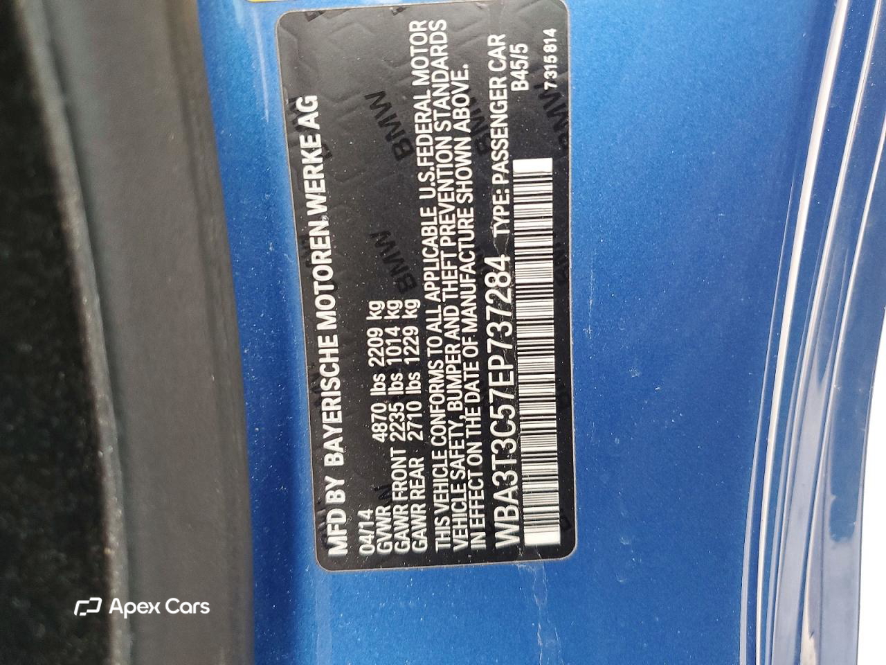 BMW Series 4 2014