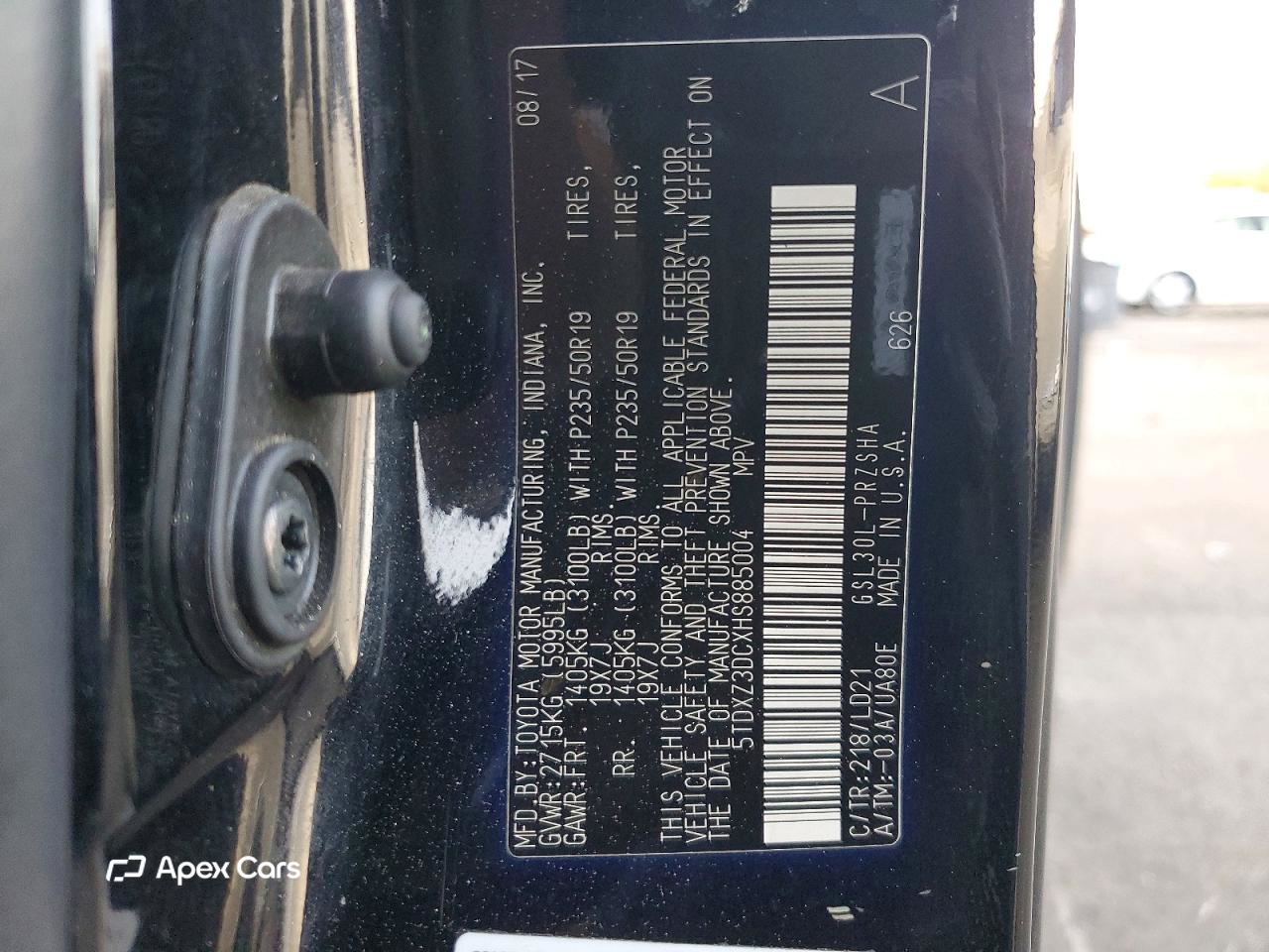 Toyota Sienna 2017