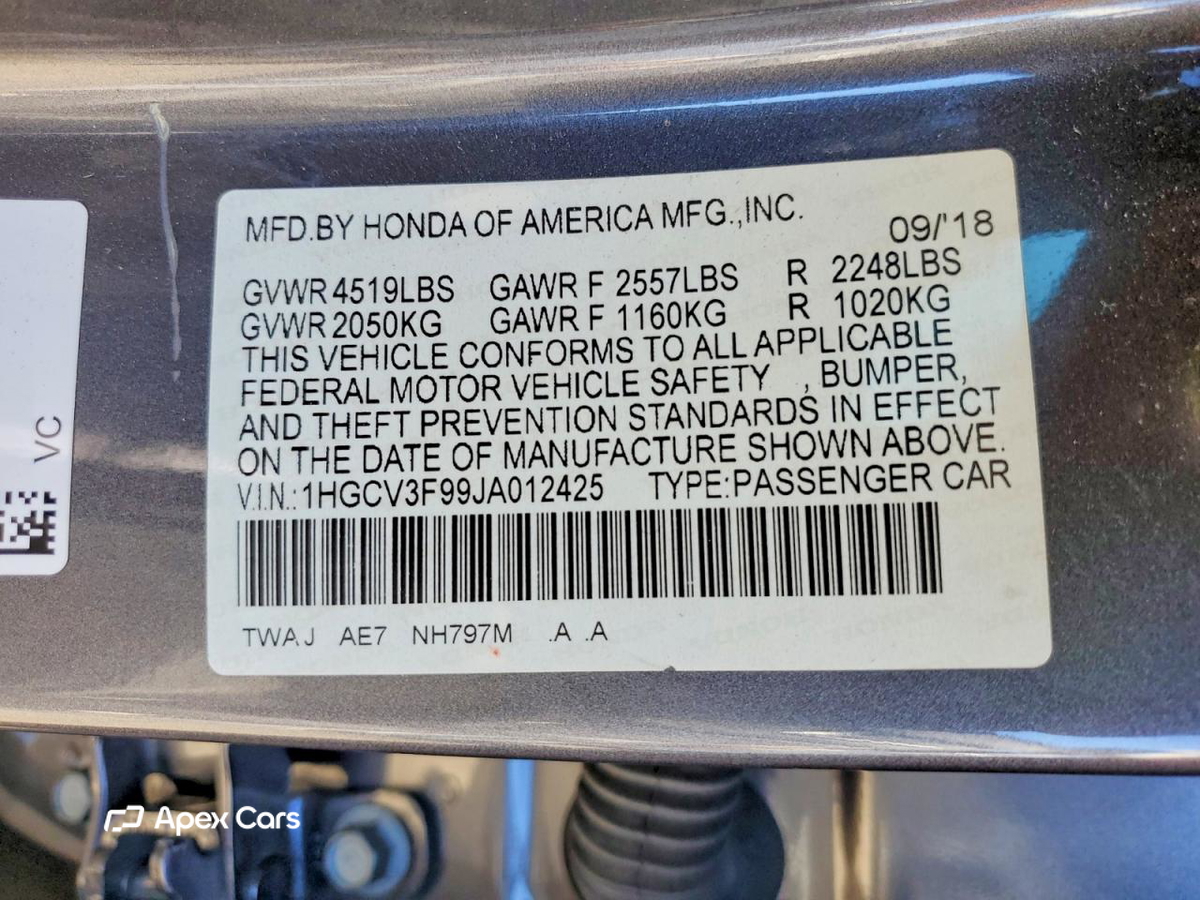 Honda Accord 2018