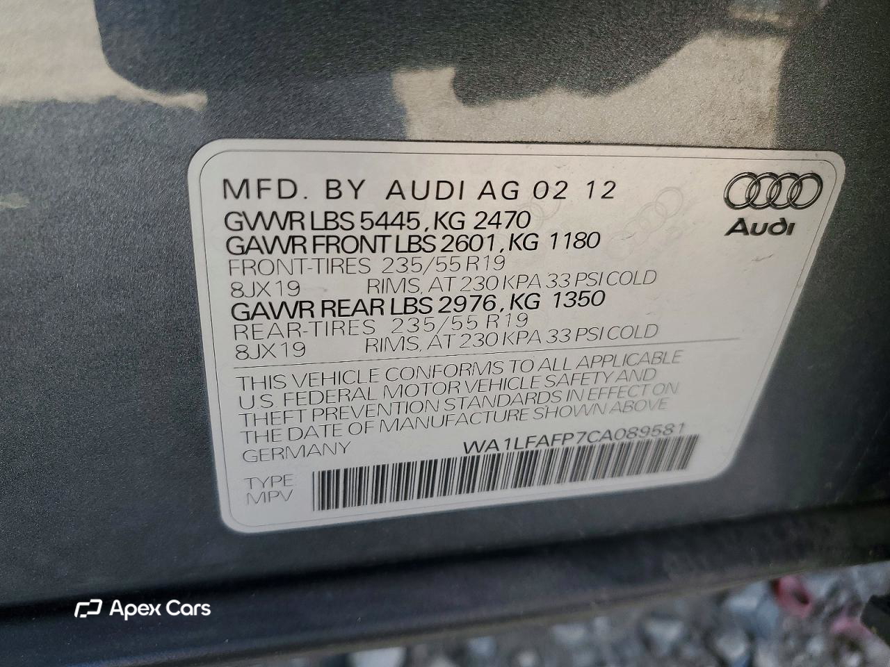 Audi Q5 2012