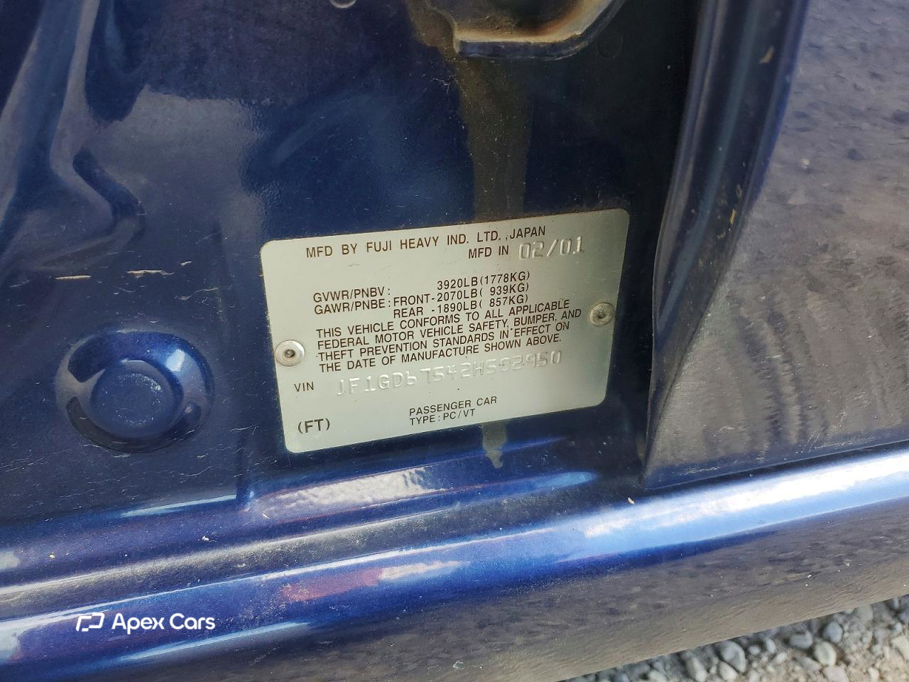 Subaru Impreza 2002