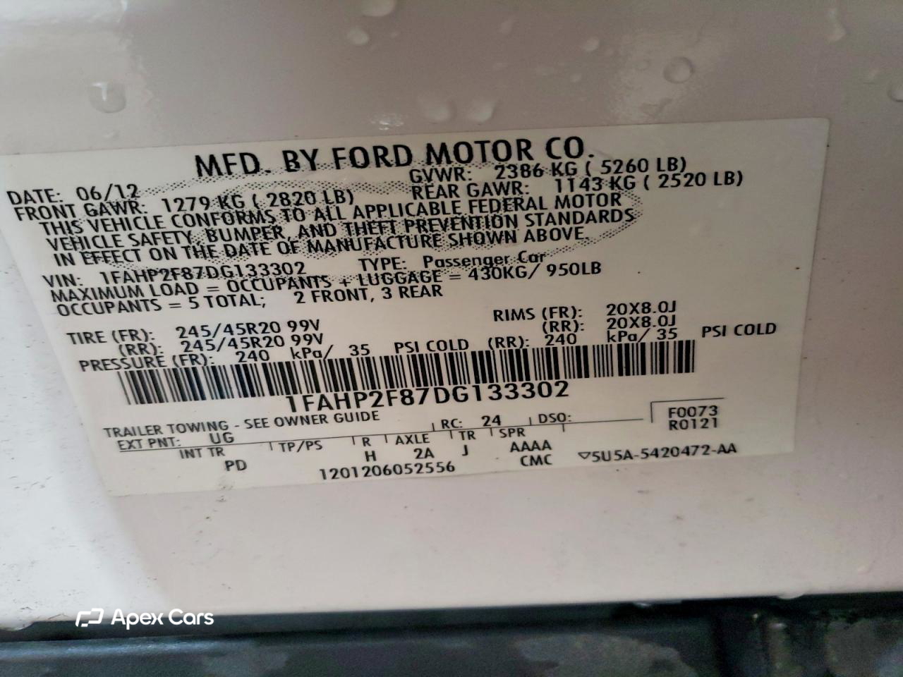 Ford Taurus 2013