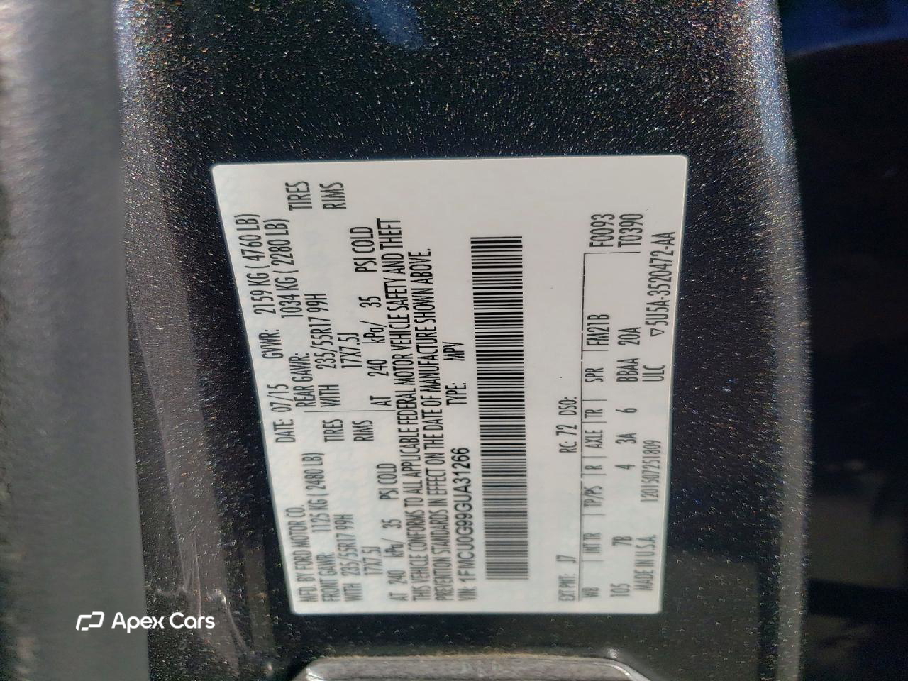 Ford Escape 2016