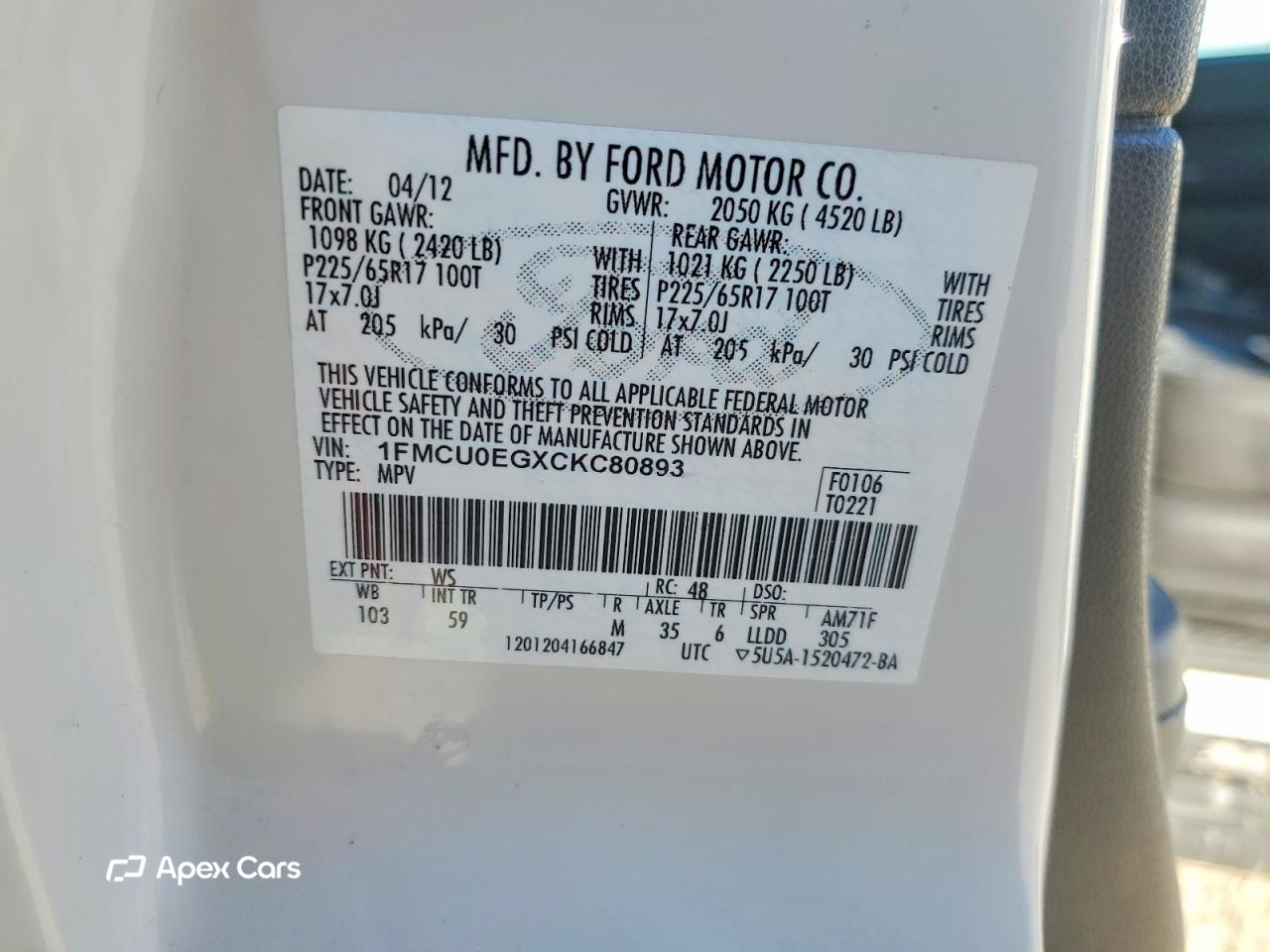 Ford Escape 2012