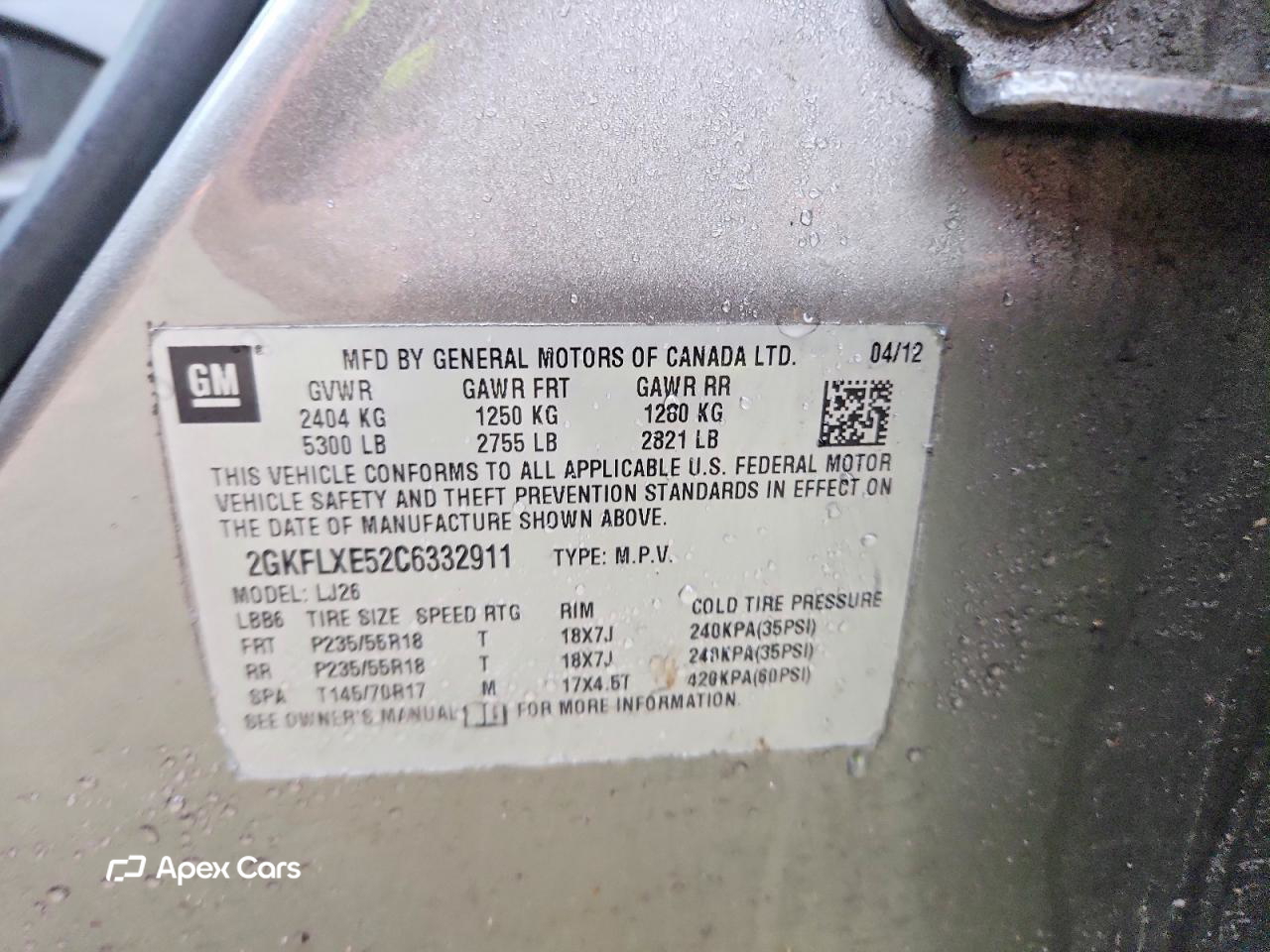 GMC Terrain 2012