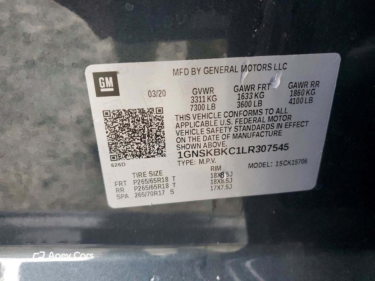 Chevrolet Tahoe 2020