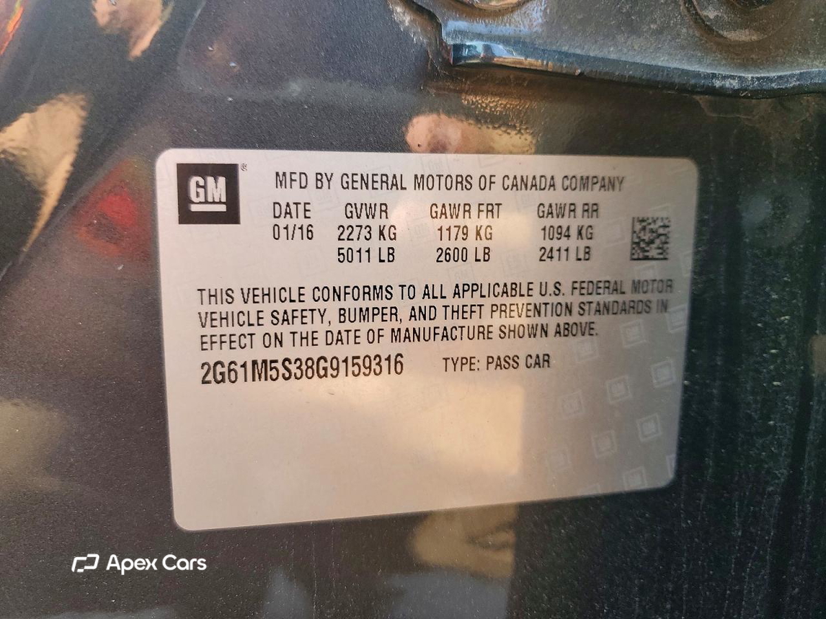 Cadillac XTS 2016